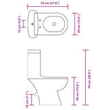 Toilette con Cisterna Bianca