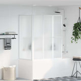 Schermo Box Doccia a L 70 x 120 x 137 cm 4 Pannelli Pieghevole