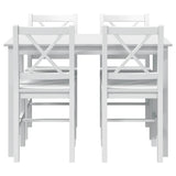 Set da Pranzo 5 pz Bianco