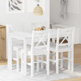 Set da Pranzo 5 pz Bianco