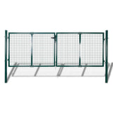 Cancello per Giardino in Rete Metallica 289x75 cm/306x125 cm