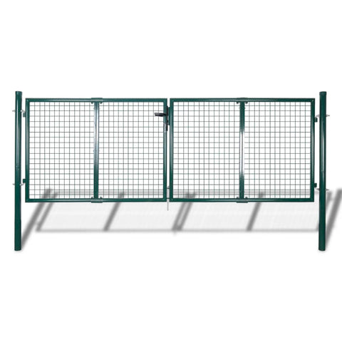 Cancello per Giardino in Rete Metallica 289x75 cm/306x125 cm