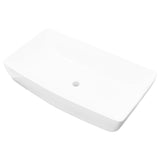 Lavello Bianco in Ceramica di Lusso Rettangolare 71 x 39 cm
