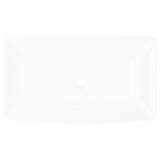 Lavello Bianco in Ceramica di Lusso Rettangolare 71 x 39 cm