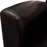 Poltrona Marrone Scuro in Similpelle