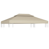 Telo di Ricambio per Gazebo 310g/m Beige 3x4m