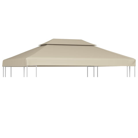 Telo di Ricambio per Gazebo 310g/m Beige 3x4m