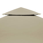 Telo di Ricambio per Gazebo 310g/m Beige 3x4m