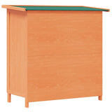 Conigliera all'Aperto Gabbia Piccoli Animali 4 Porte Legno