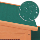 Conigliera Grande all'Aperto per Animali Piccoli Tetto Legno