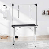 Tavolo Toelettatura Cani Gatti Animali Regolabile 2 Guinzagli