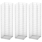 Set Gabbione 3 pz in Filo Zincato 25 x 25 x 100 cm