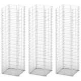Set Gabbione 3 pz in Filo Zincato 25 x 25 x 100 cm