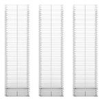 Set Gabbione 3 pz in Filo Zincato 25 x 25 x 100 cm