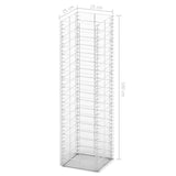 Set Gabbione 3 pz in Filo Zincato 25 x 25 x 100 cm