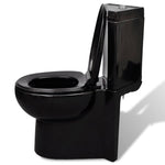 Vaso WC in Ceramica da Bagno ad Angolo Nero