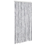 Zanzariera Grigio e Bianco 100x220 cm Ciniglia