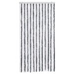 Zanzariera Grigio e Bianco 100x220 cm Ciniglia