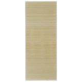 Tappeto Rettangolare in Bambù Naturale 80 x 200 cm