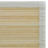 Tappeto Rettangolare in Bambù Naturale 120 x 180 cm