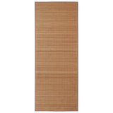 Tappeto Rettangolare in Bambù Marrone 80 x 300 cm