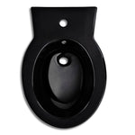 Set Toilette e Bidè in Ceramica Nero