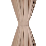 Tende Oscuranti Nere 2 pz con Orlo Ribattuto 135 x 245 cm