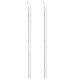 Recinzione in Rete con Pali in Acciaio Zincato 15x1,25m Argento