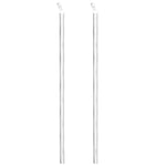 Recinzione in Rete con Pali in Acciaio Zincato 25x1,25m Argento