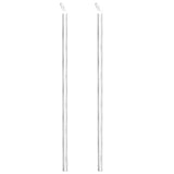 Recinzione in Rete con Pali in Acciaio Zincato 25x1,25m Argento