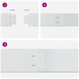 Set 15 pz Bordo prato flessibile in acciaio galvanizzato 100 x 14 cm