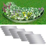 Set 20 pz Bordo Prato Flessibile in Acciaio Zincato 100 x 14 cm