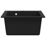 Lavandino Cucina Granito Nero solo Lavello ad Incasso