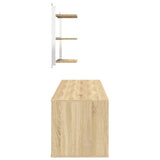 Set Mobili da Bagno 6 pz Rovere in Legno truciolato
