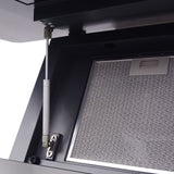 Cappa con Schermo Touch Nero 900 mm