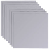 Piastrelle in Vetro a Specchio senza Cornice 8 pz 20,5 cm