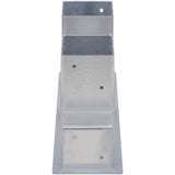 Set Supporti per Legna da Ardere 4 pz in Acciaio Argento