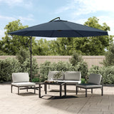 Ombrellone a Sbalzo da Giardino 3,5 m Blu