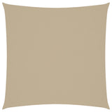 Parasole a Vela in Tela Oxford Quadrato 3,6x3,6 m Beige