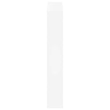 Scarpiera con 3 Ripiani e Specchio Bianco 63x17x102,5 cm