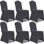 Fodera Elastica per Sedie 6 pz. Antracite
