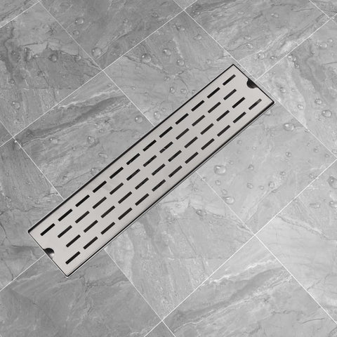 Canaletta di Drenaggio per Doccia Lineare 530x140 mm in Acciaio