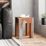 Sgabello in Legno Massello di Teak e Resina