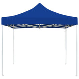 Gazebo Professionale Pieghevole in Alluminio 3x3 m Blu