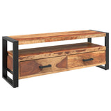 Mobile Porta TV 120x35x45 cm Legno Massello di Acacia