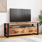 Mobile Porta TV 120x35x45 cm Legno Massello di Acacia