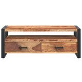 Mobile Porta TV 120x35x45 cm Legno Massello di Acacia