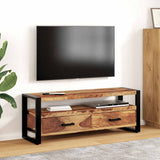 Mobile Porta TV 120x35x45 cm Legno Massello di Acacia