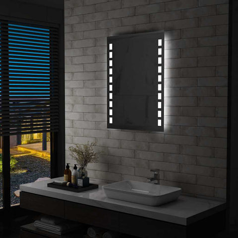 Specchio da Parete a LED per Bagno 60x80 cm