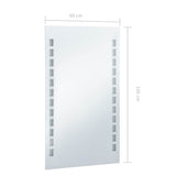 Specchio da Parete a LED per Bagno 60x100 cm